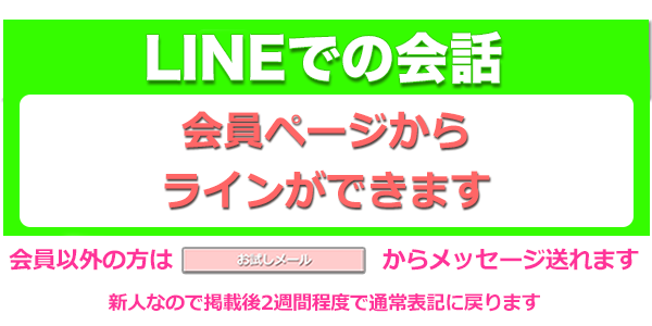 何度かやりとりした後でラインできます